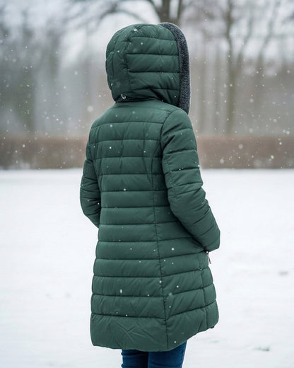 Fleece Lined Puffer Coat