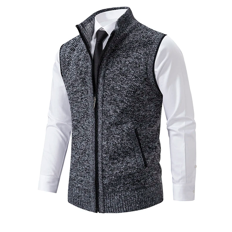 Kamil™ | Gilet elegante con cremallera completa
