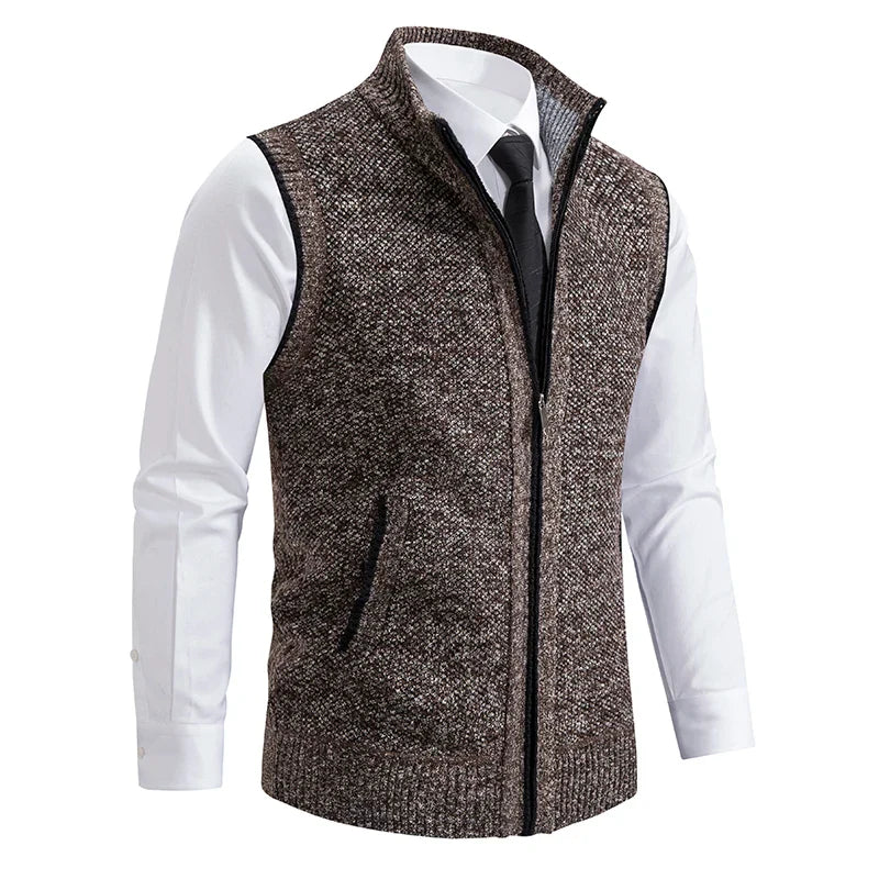 Kamil™ | Gilet elegante con cremallera completa