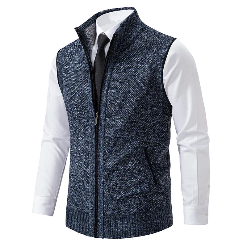 Kamil™ | Gilet elegante con cremallera completa